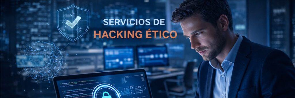 Servicios de hacking ético para empresas y pruebas de penetración para detectar vulnerabilidades de seguridad informática