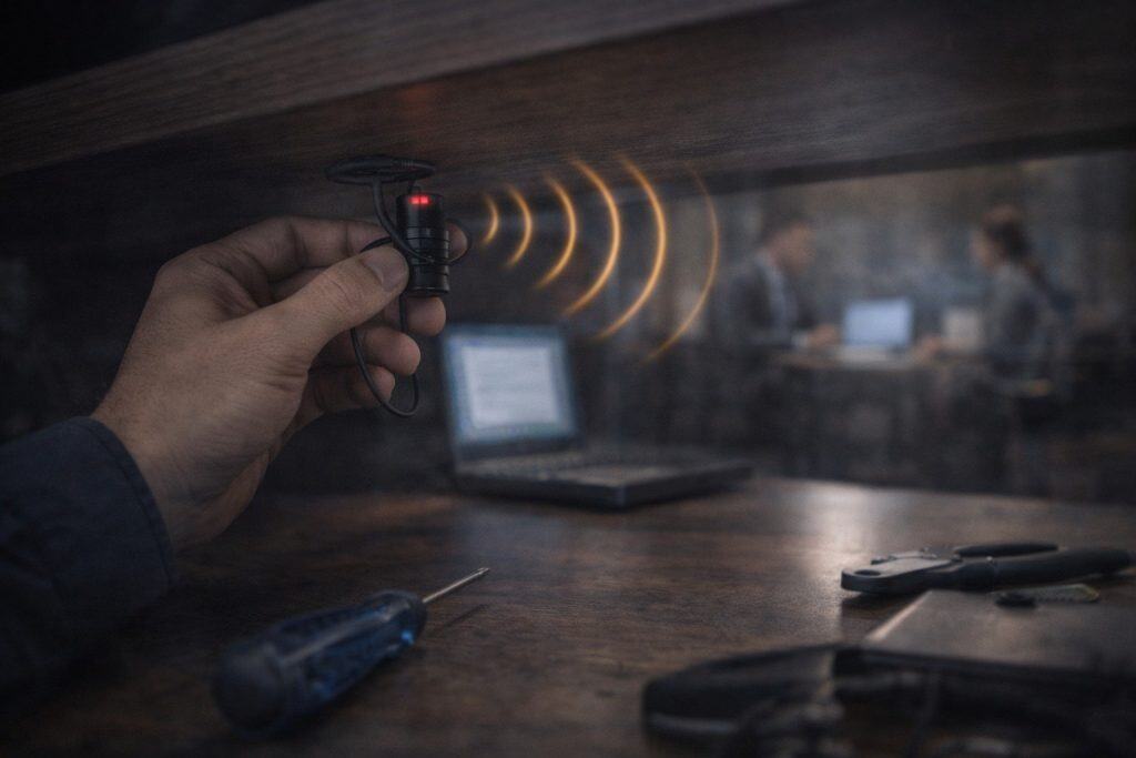 Escucha ilegal por medios electrónicos