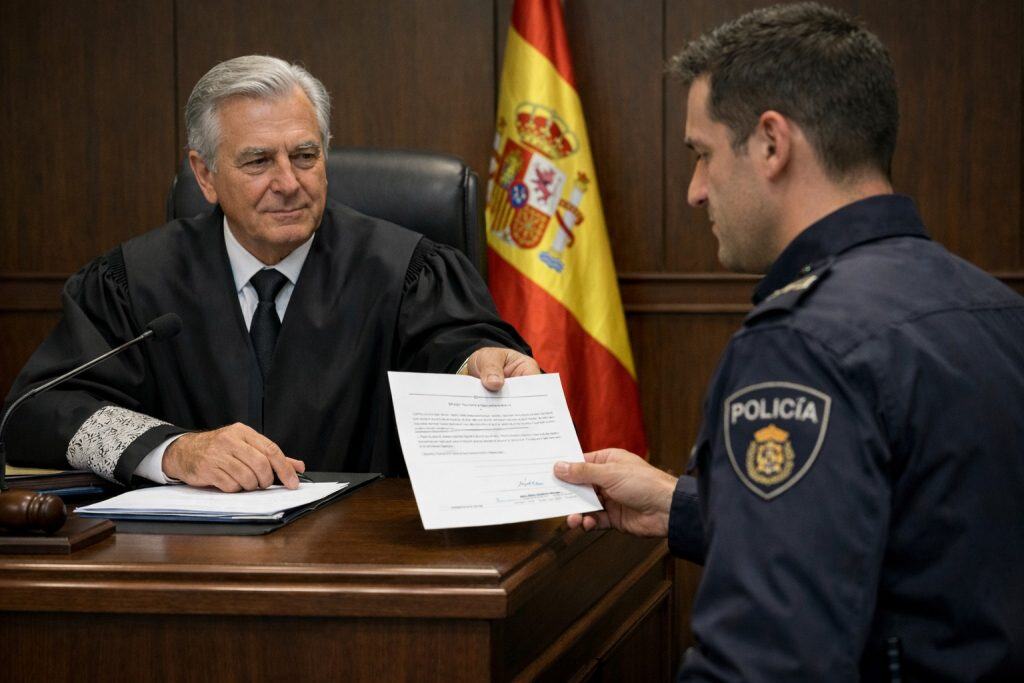 Escuchas de la policía con autorización judicial