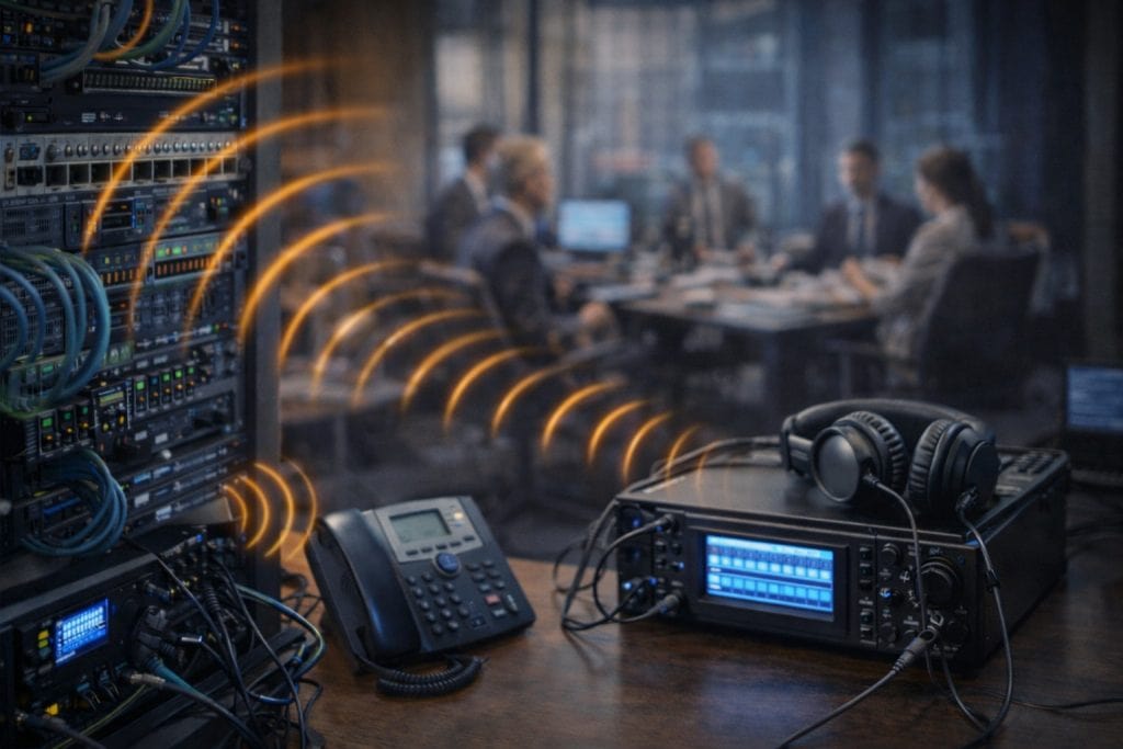 Interceptación de comunicaciones en entornos sin teléfono