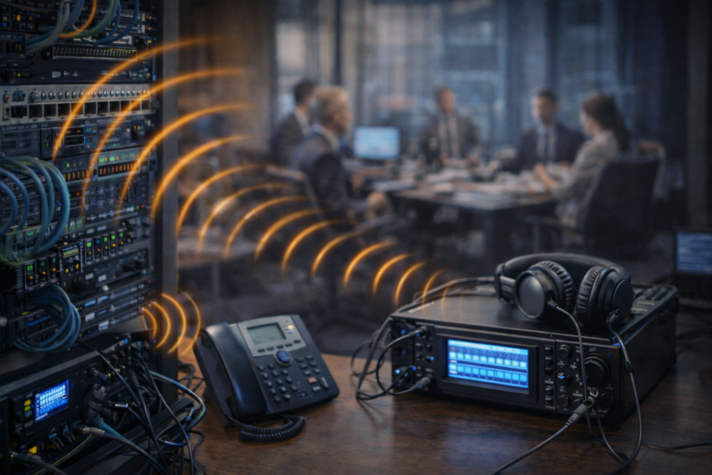 Interceptación de comunicaciones en entornos sin teléfono