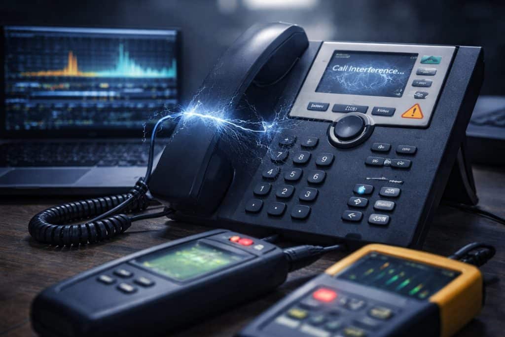 Detección de escuchas por fallos en aparatos