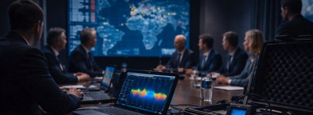 Detección de micrófonos TSCM con barridos electrónicos para organizaciones