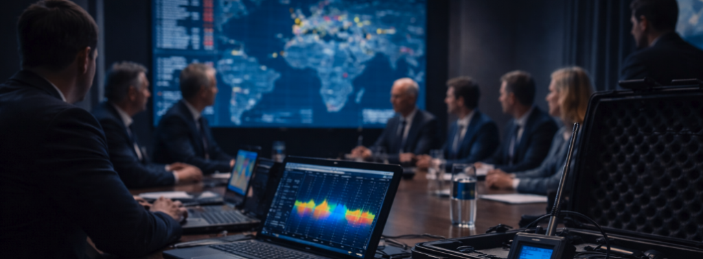 Detección de micrófonos TSCM con barridos electrónicos para organizaciones