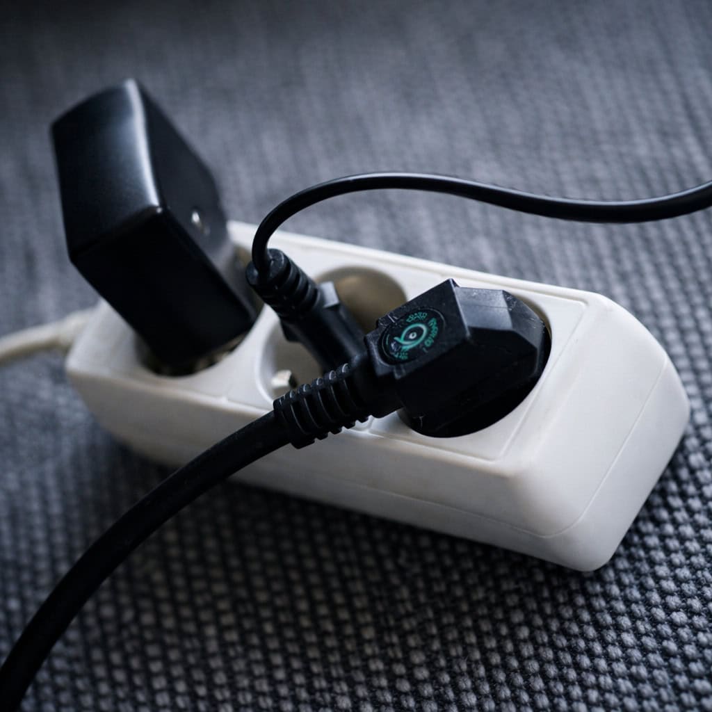 Técnico realizando un barrido electrónico para detectar micrófonos ocultos en una vivienda